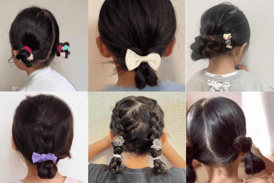 ゴム2個ねじるだけキッズアレンジ！美容師ママの簡単キッズアレンジが投稿したフォトブックLemon8