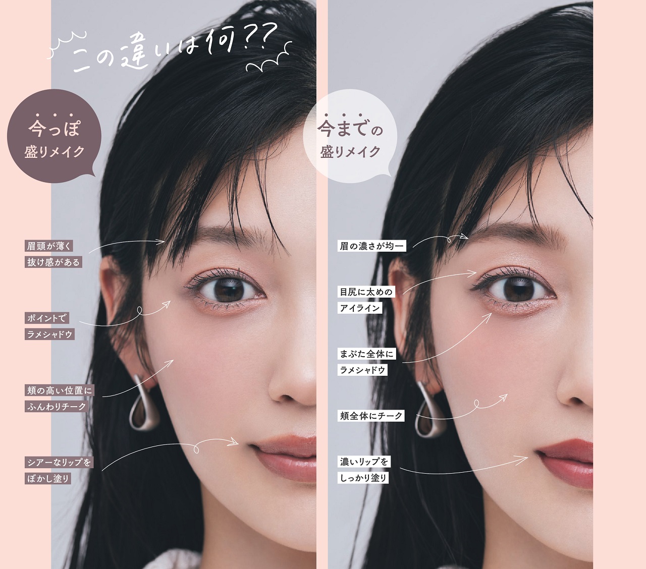 50代のたるみを隠す「ハート形チーク」設計図＆メイクテクを大公開！Web eclat50代女性のためのファッション、ビューティ、ライフスタイル最新情報