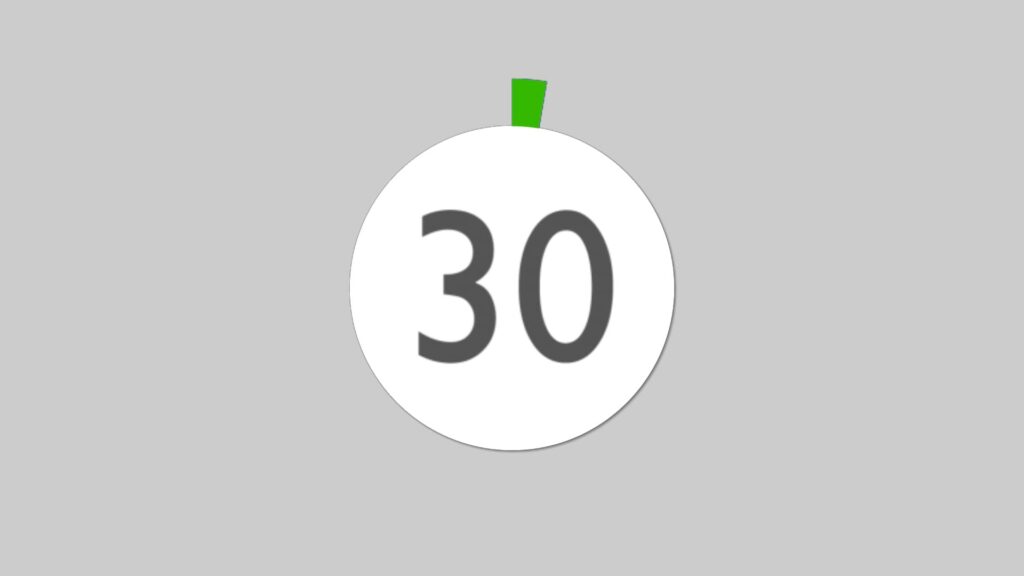 フリー素材 スモーキーピンクのカウントダウンタイマー 商用利用可