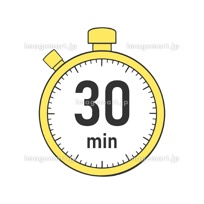 シンプルな30分タイマー時計アイコンのイラスト素材79084826- PIXTA