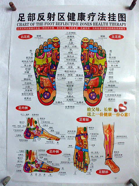 足ツボ 図解 表