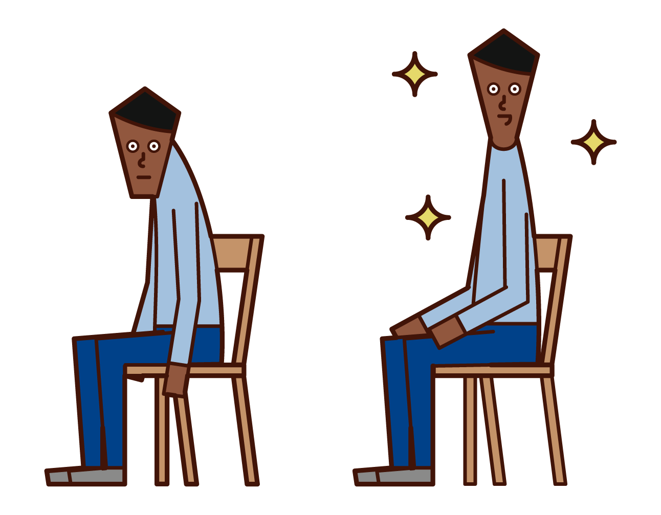 男性の好感度の高い座り方と立ち方SENLY