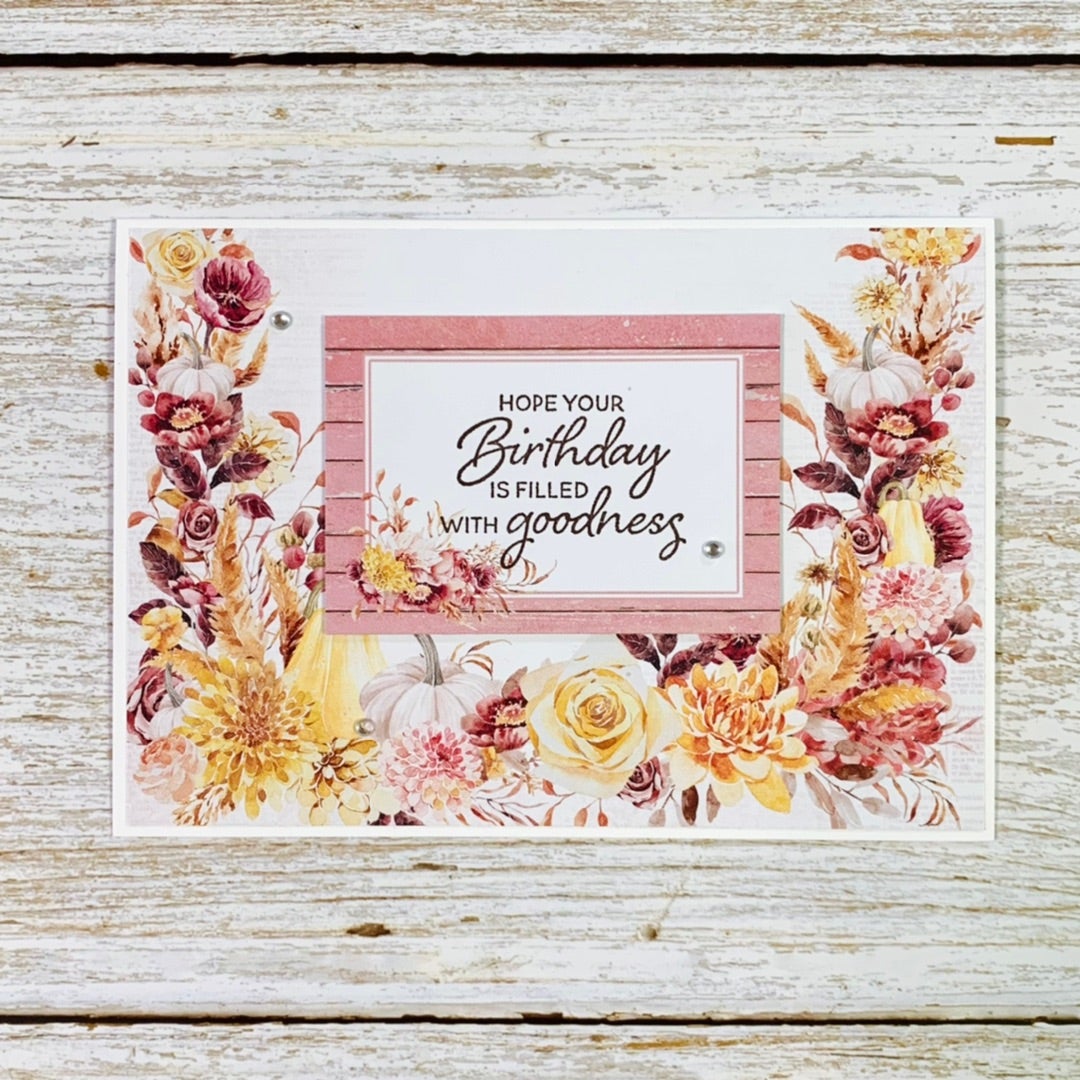 手作り誕生日カード和松会