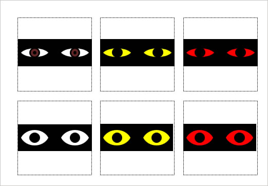 疑いの目 イラスト378 無料写真