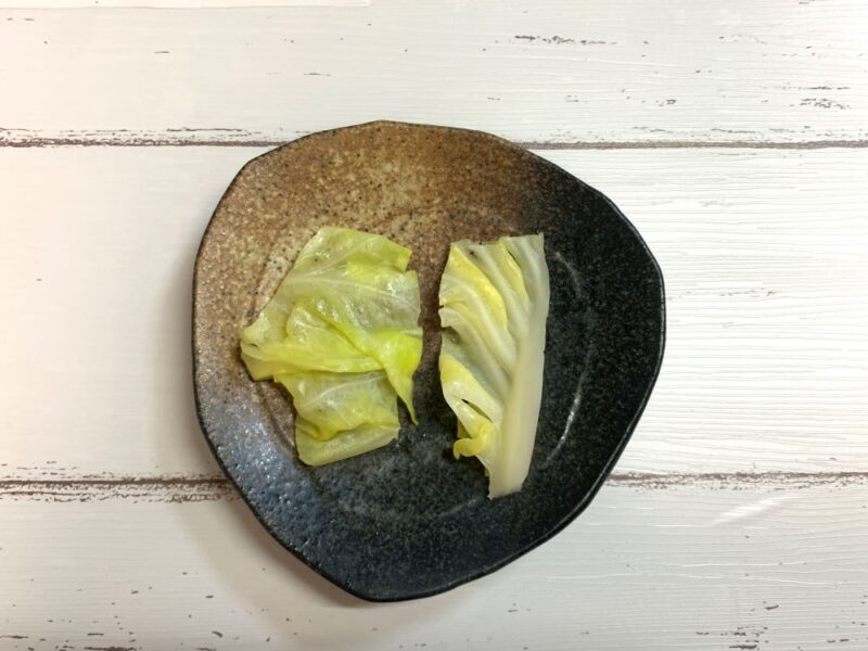 離乳食後期☆手づかみオッケー☆キャベツ焼き☆