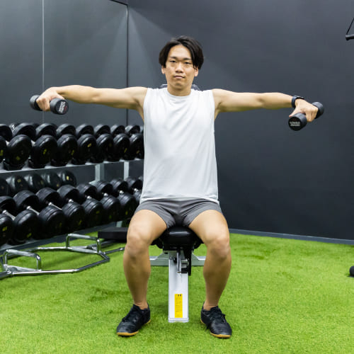 ガンバル筋トレ 3ヶ月で細マッチョ！正しい姿勢矯正法〜ダンベルショルダープレス編〜MADURO ONLINE マデュロオンライン