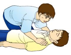 汗をかいて仰向けに倒れている人物のカラーイラスト218322595 毎月1点無料 フリー のストックフォト イメージマート