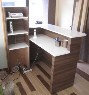 受付カウンター 接骨院 治療院 RFヤマカワ ムラカミビジネスオリジナルカウンター3点+インナ