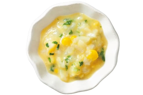 離乳食 クリームコーンとトマトのパン粥 by niconocoクックパッド簡単おいしいみんなのレシピが392万品