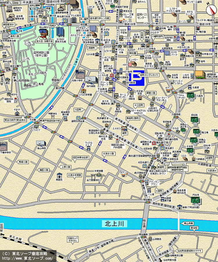 仙台ソープランドへのアクセス - 全国ソープランドアクセスマップ