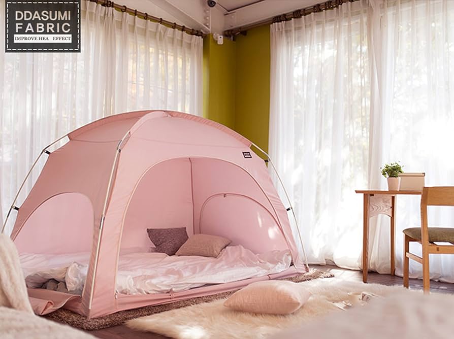 睡眠空間!暗幕暖房テント「SLEEP24」