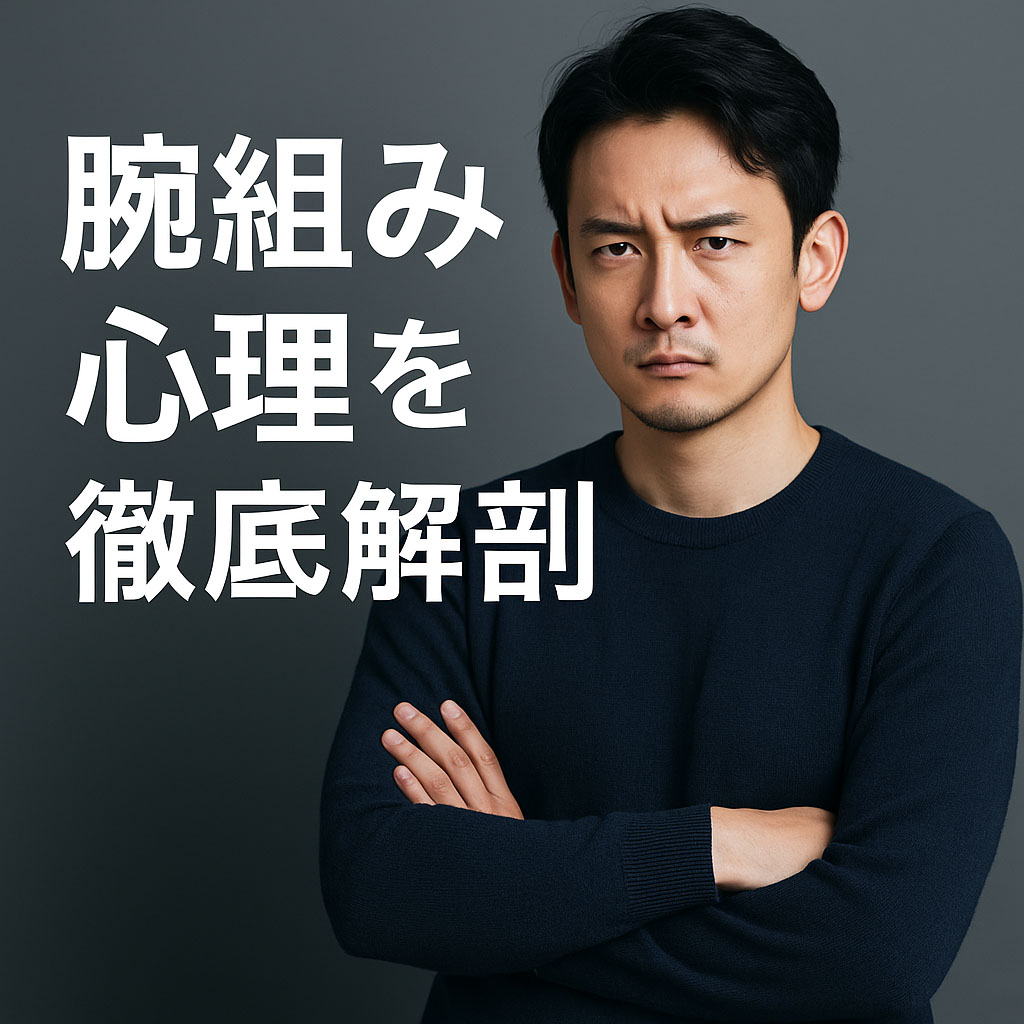 腕組みの裏の心理とは？左右の組み方でわかる心理テストにもTRY！MERY