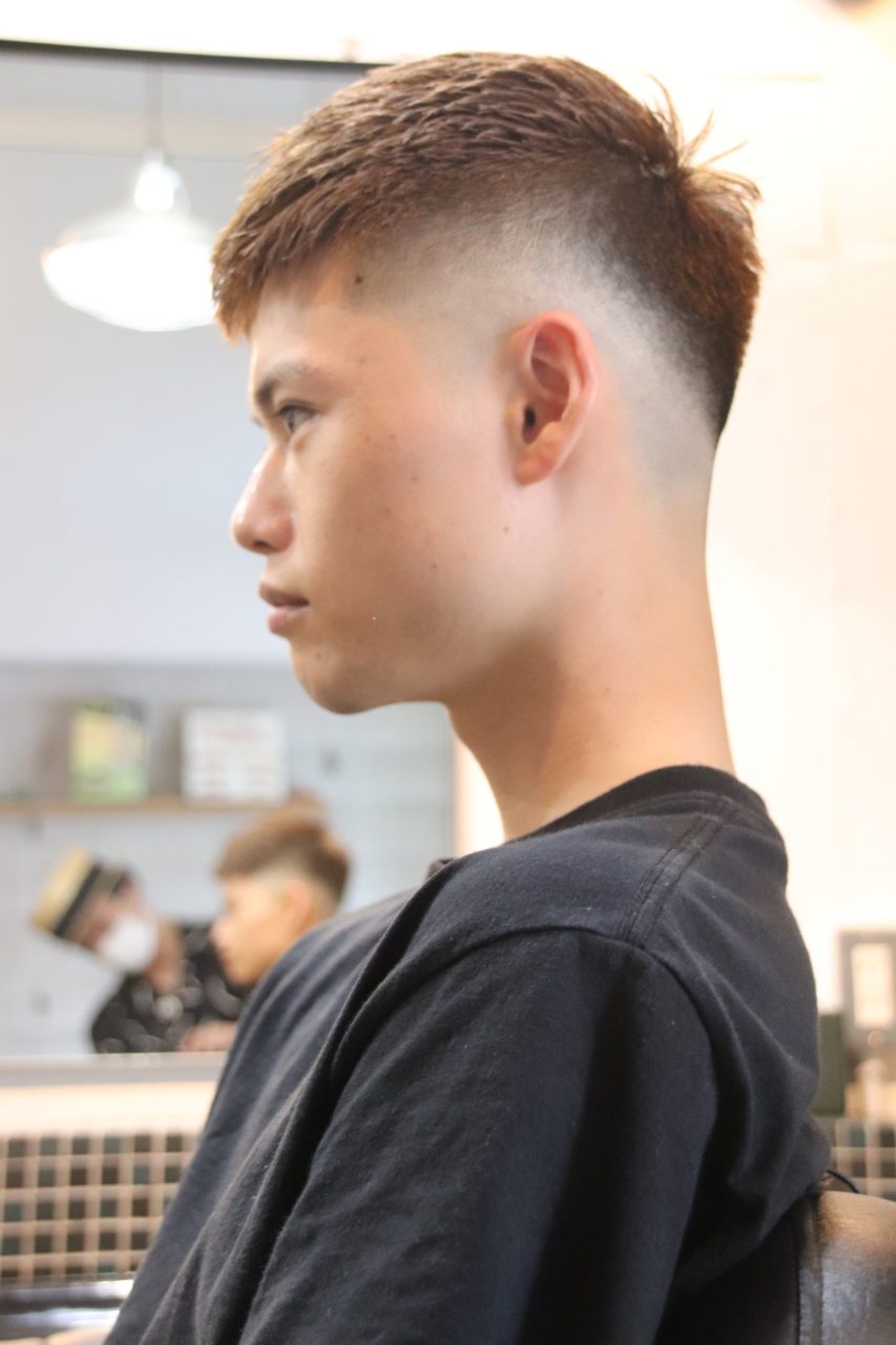 スキンフェード髪型メンズ ノーセットTikTok
