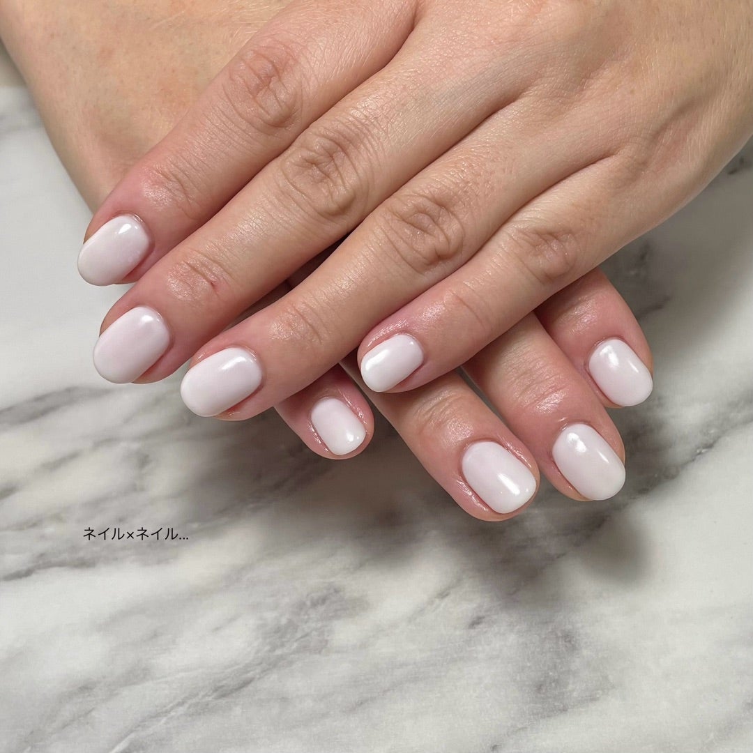 シアーホワイト×シェルの夏ネイル♪: ネイルサロン Mulberry☆日記