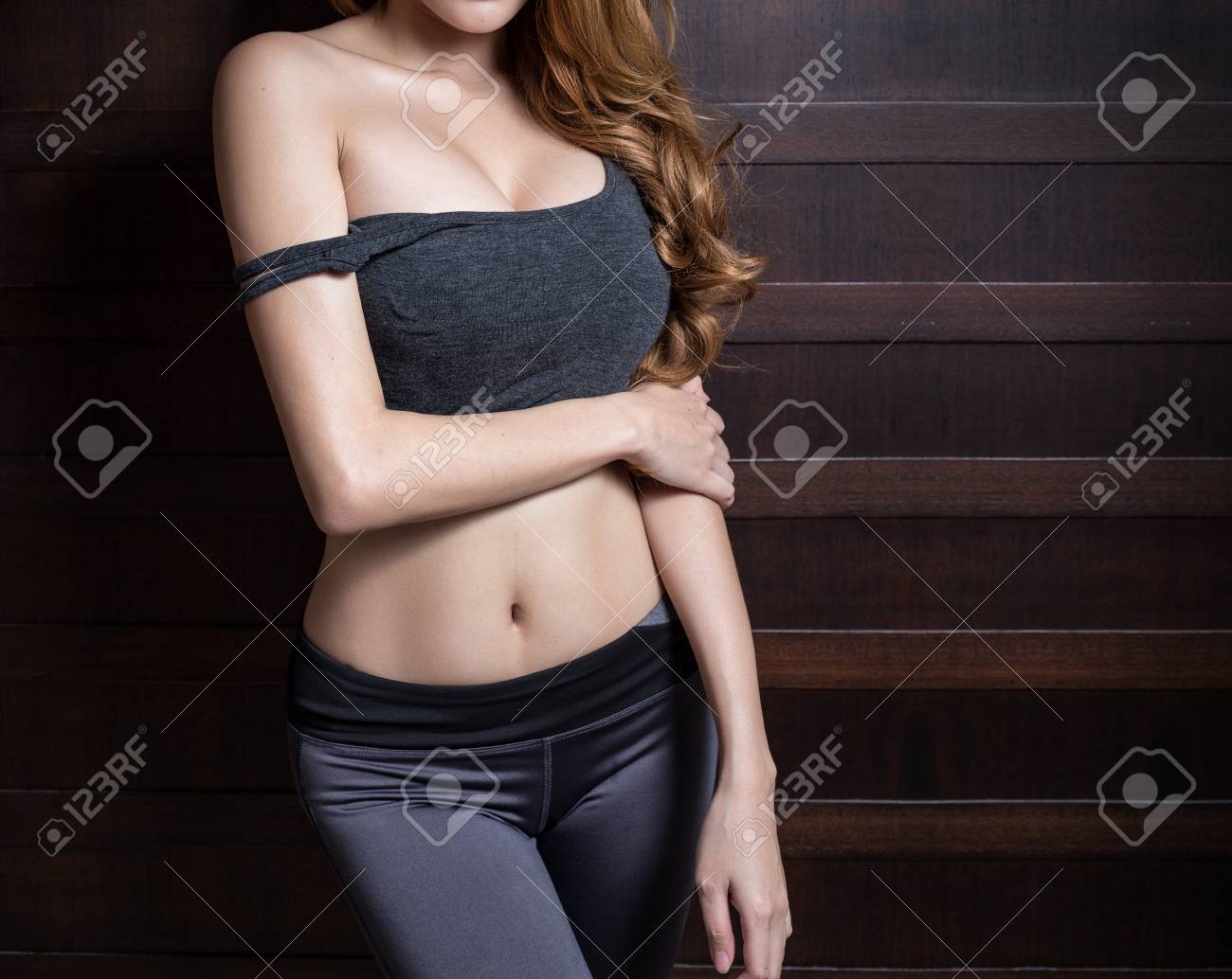 水着 Madelineスリムクシュ紐TOP レディース