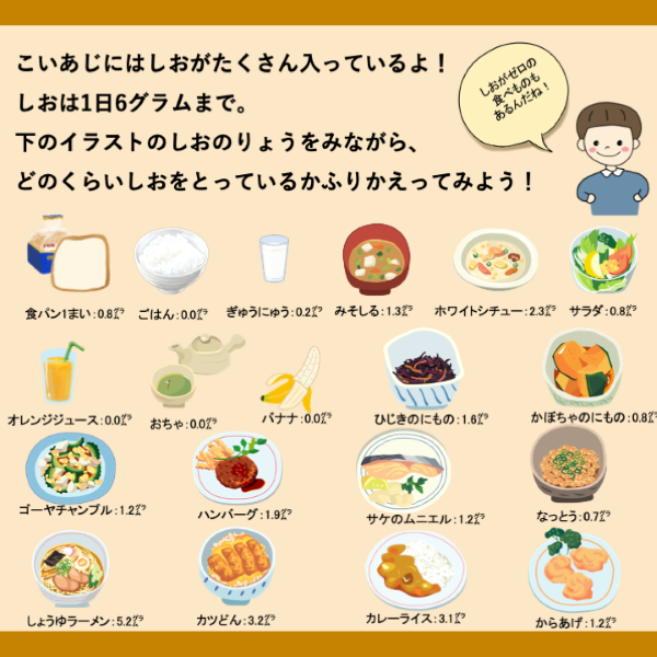 毎月17日は「減塩の日」～上手に減塩しませんか！～ 須坂市ホームページ - 長野県須坂市