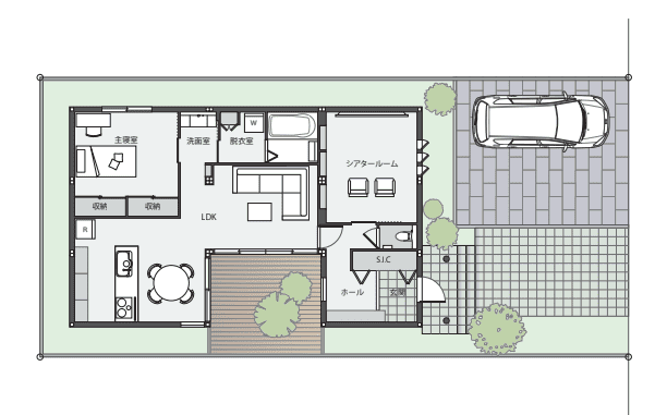 シニア向け平屋 シニア世代・老後の暮らしを快適にする平屋の間取りローコスト住宅の窓口
