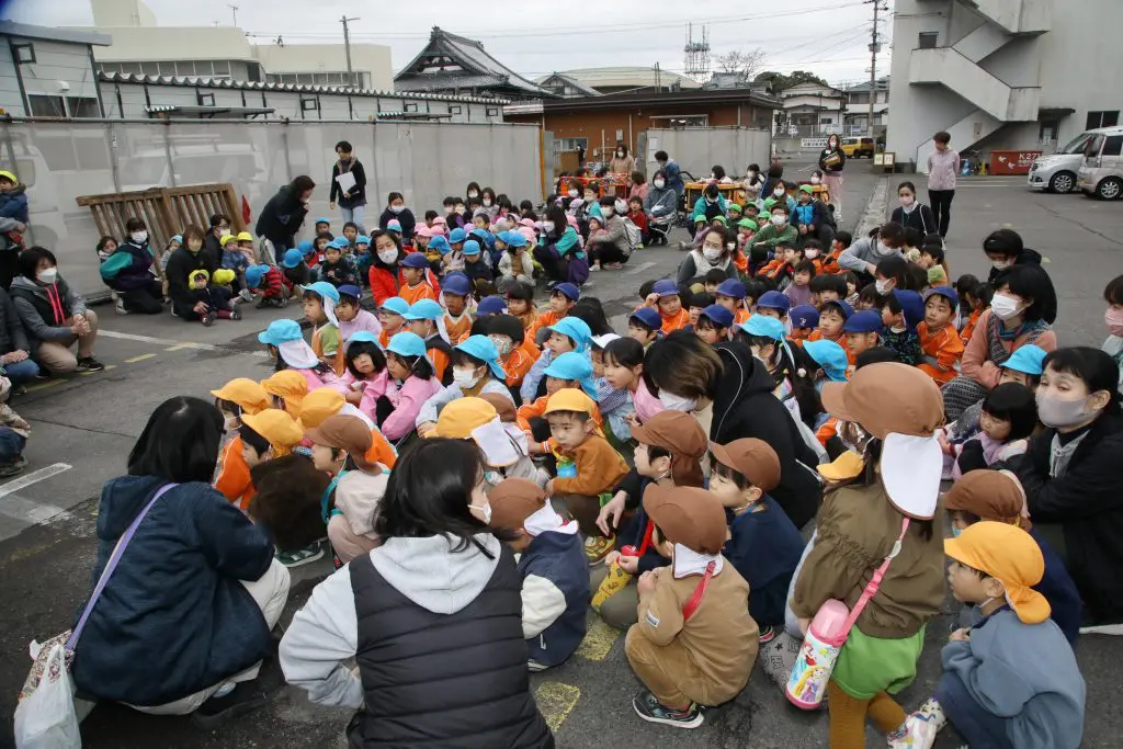 ４月の避難訓練 地震– わかば認定こども園