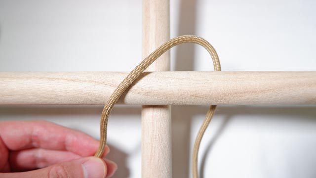 いぼ結び 男結び のコツと竹垣の結び方