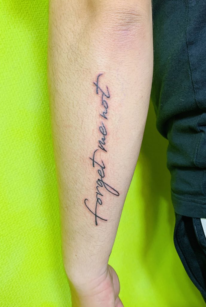 タトゥーシール 文字 英文 アルファベット 腕 肩 背中 脚 刺青 リアル 防水 長持ち 002