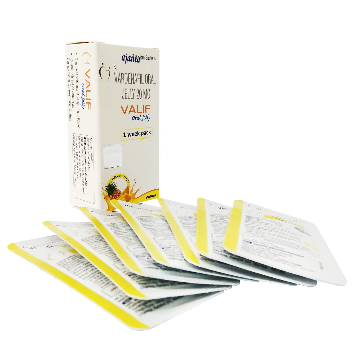 バリフオーラルゼリー通販ED治療薬レビトラジェネリック20mg7包