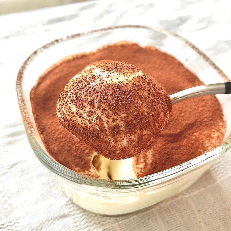 ダイエット 材料４つ❣️簡単混ぜて冷やすだけティラミス 低糖質 低カロリー 豆腐スイーツ