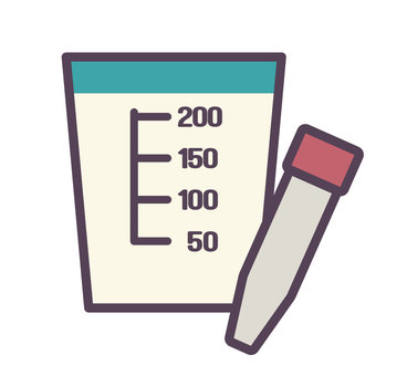 尿検査 試験紙 のイラスト - 医療のイラスト・写真・動画、素材販売サイトのメディック medick