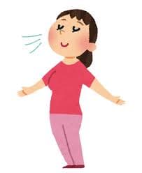 胸式呼吸のイラストかわいいフリー素材集 いらすとや