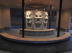 穂高温泉 八面大王足湯 温泉奉行所