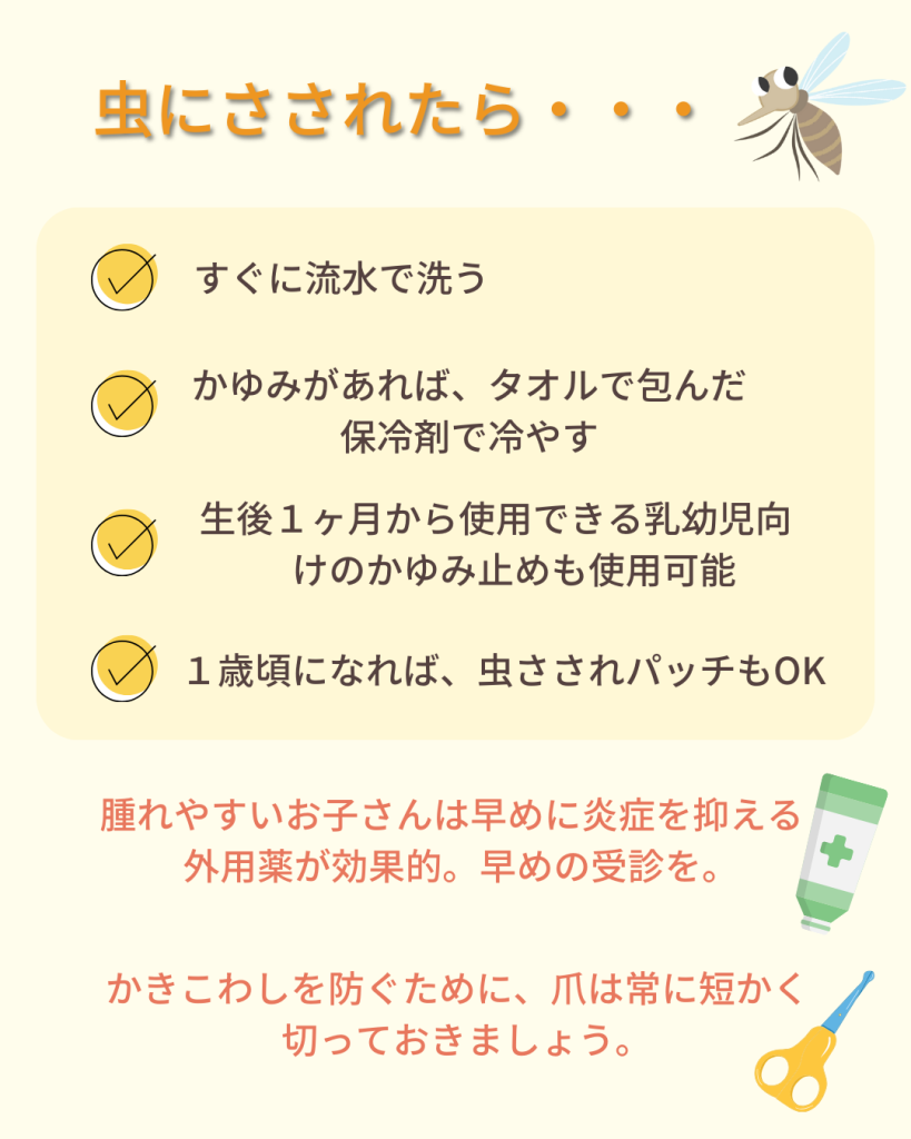 虫刺され対策と治療子どもはとびひに注意あさ美皮フ科亀戸駅前