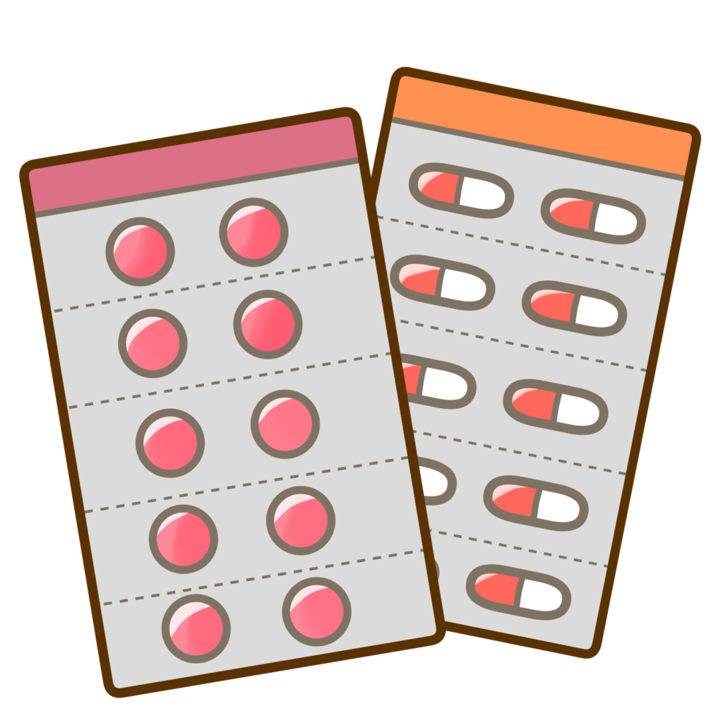 湿布薬のイラスト無料のフリー素材 イラストエイト