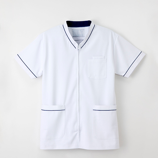 ナガイレーベンNAGAILEBEN白衣とスクラブのハイブリッドタイプ女子ハイブリッドメディウェア LX-4072 Tロイヤルブルー