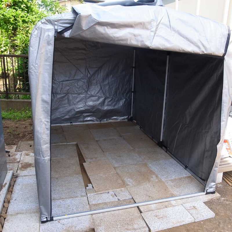 サイクルハウス頑丈で風に強い、自転車の屋外収納で台風対策するなら。人気おすすめランキングの人気おすすめランキングミツケヨ