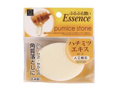 かかとの角質落とし シルクつるつる 軽石 ホワイト 日本製 1個 サンコー - アスクル