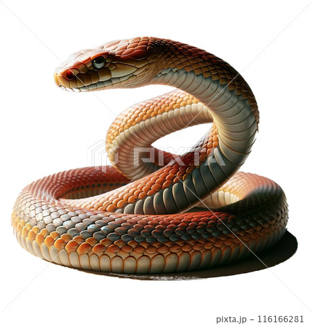 とぐろを巻くアオダイショウ 写真素材6060056- フォトライブラリ