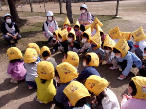 ９月２日 避難訓練札幌市中央区の大型託児保育施設「保育園キッズプラス」病児保育対応、夜8時まで保育対応