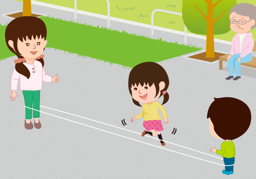 昭和な遊び 「ゴムとび」台場一丁目商店街プロデューサー久保浩の 昭和ダイアリ