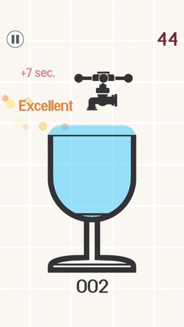 コップに水をそそぐパズルゲーム ハッピーグラス2 ：無料ブラウザゲーム ひといきゲーム