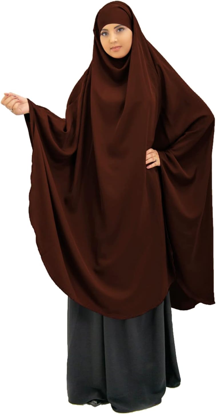 イスラム教徒の女性のためのツーピースの祈りの服セット,ジルバブ,イスラムのヒジャーブ,長いキマールのスカート,ラマダンのための祈りの服 -AliExpress