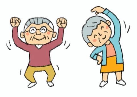 高齢者手描きイラスト無料イラスト・フリー素材なら「イラストAC」