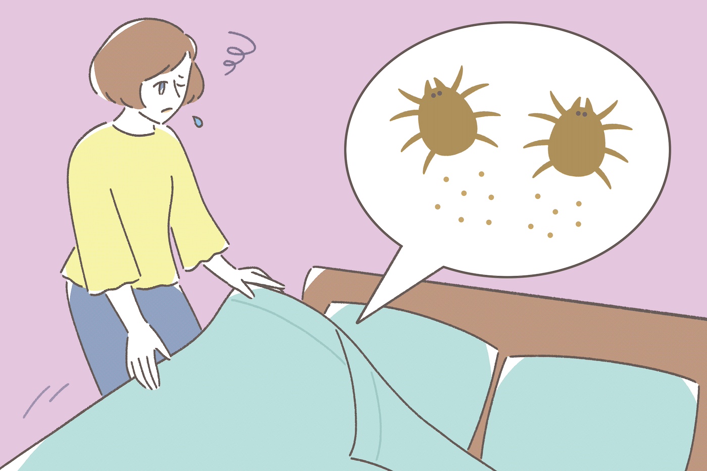 気になるポツポツ 。このかゆみの原因ってダニなの？ダニ対策の情報サイト Danny