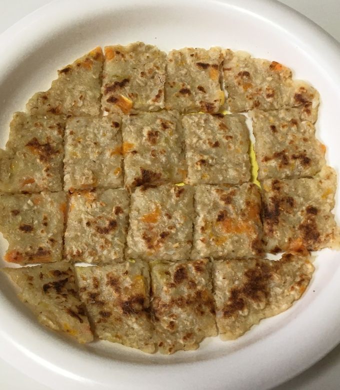 オートミールでオールインワン味噌おやき☆離乳食後期