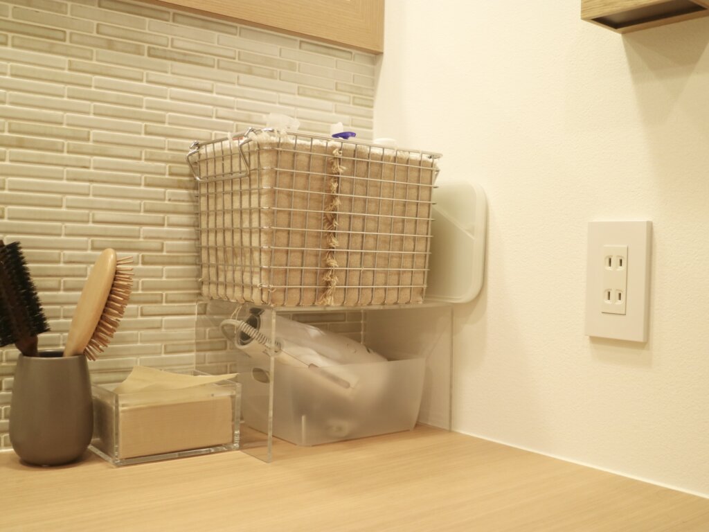 MISTドライヤー＆コードホルダー ミスト 石こうボード壁対応山崎実業