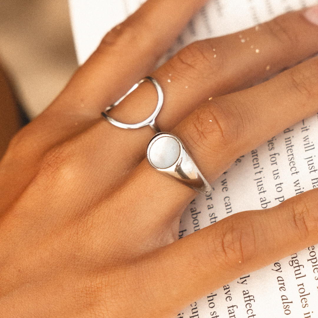 リング 指輪 レディース 天然石 マザーオブパール シルバー925 天然白蝶貝 真珠母貝 パワーストーン 女性 誕生日 プレゼント 30代 40代50代 14金 ジュエリー : Sweet&Sheep 入学式 卒業 母 服装 - 通販 - Yahoo!ショッピング