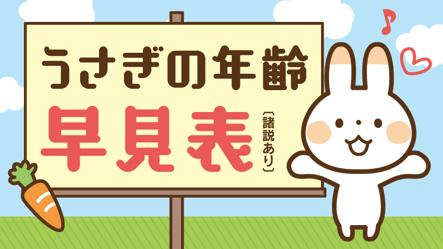 うさぎの年齢を人間に換算すると？うさぎの平均寿命と長生きの秘訣とは？ - たれみみ日和