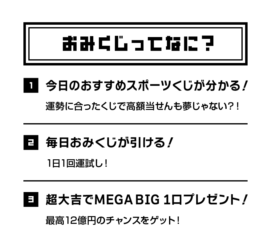 今日の運試しおみくじ