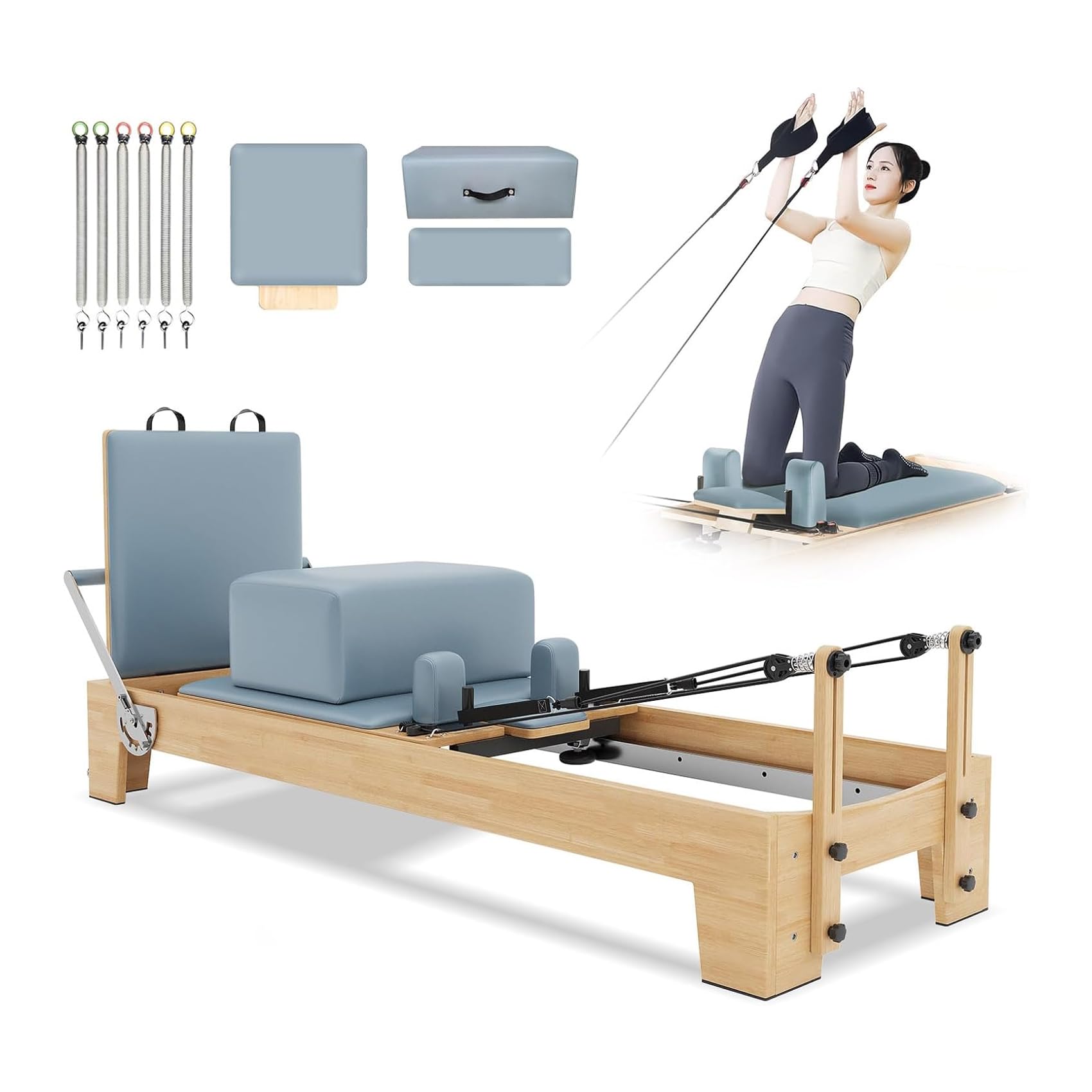 折り畳み・収納できる最新式ピラティスマシン『フォルダブルリフォーマー』