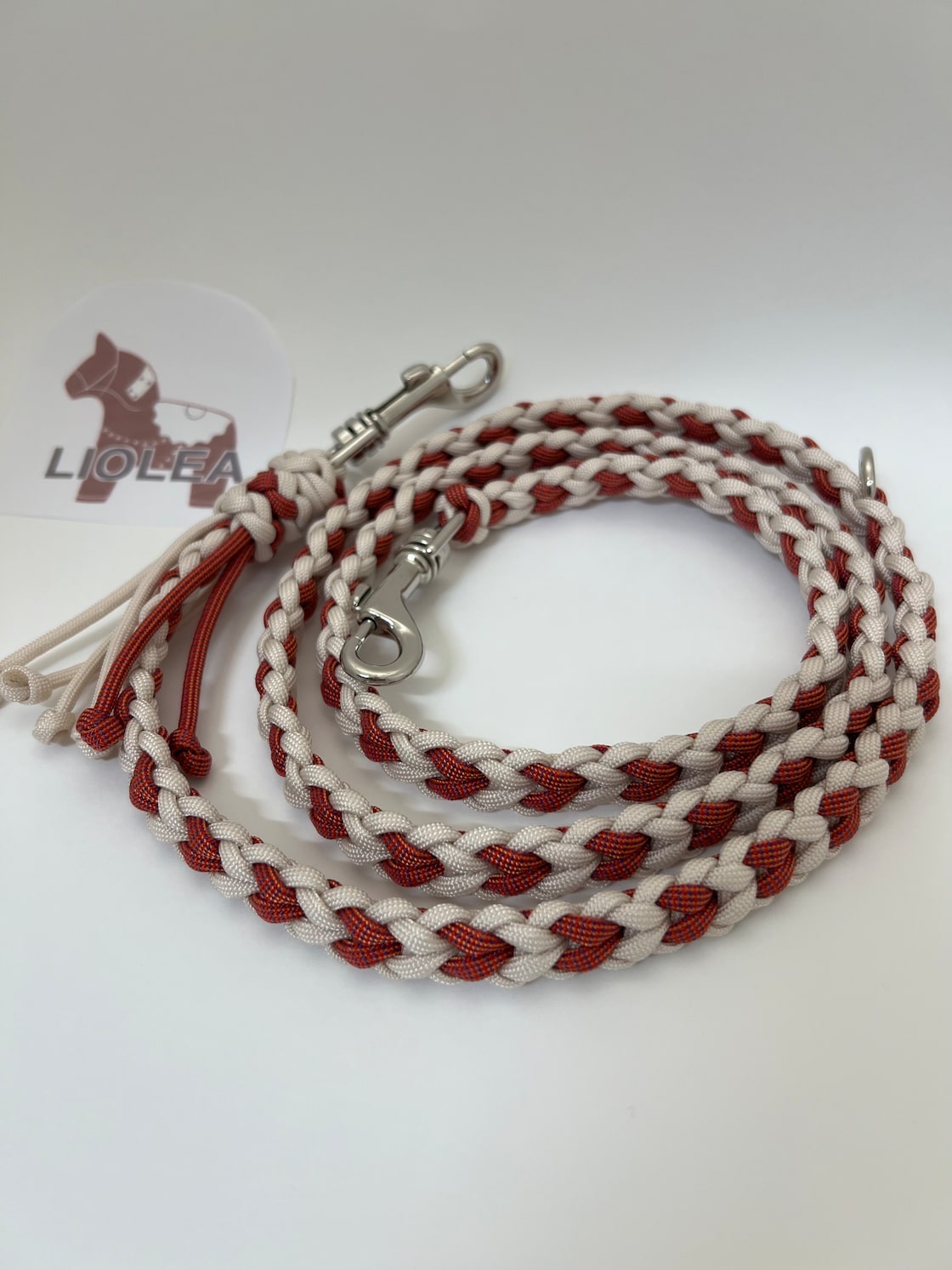 パラコード首輪の編み方〜ハート模様 : 柴犬モコモコ日記