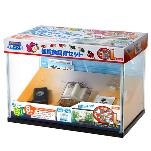 水槽セット 金魚元気 ぶくぶく水キレイセット ＧＥＸ ガラス水槽セット Sホームセンター通販