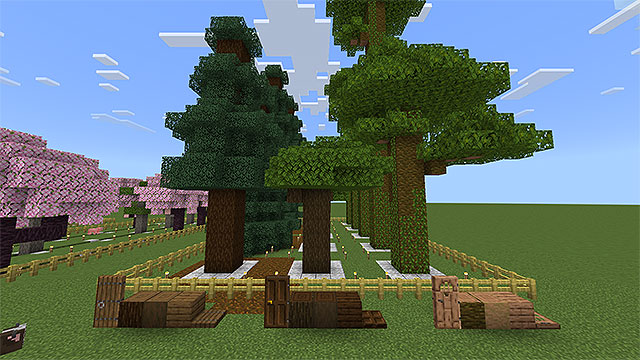 Minecraft 簡易的な植林場の作り方 Java版 トモエ